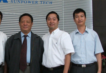 中國工程院院士、時任南京工業大學歐陽平凱校長訪問中圣